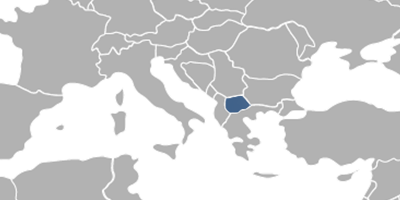 Map North Macedonia
