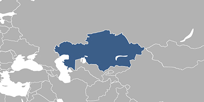 Map Kazakhstan