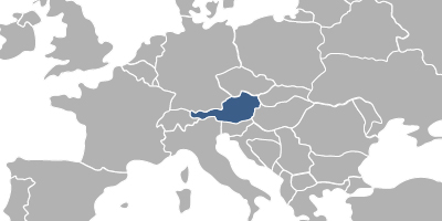 Map Austria Map Austria