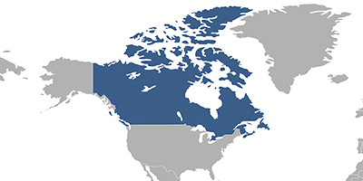 Map Canada