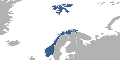 Map Norway