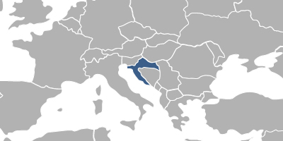 Map Croatia