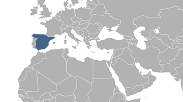 Map Spain