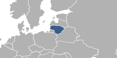 Map Lithuania Map Lithuania