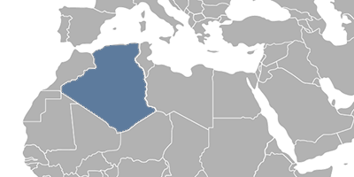 Map Algeria
