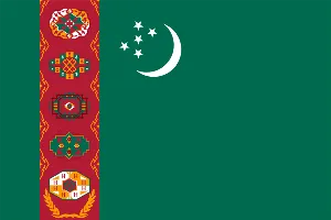 Flag Turkmenistan